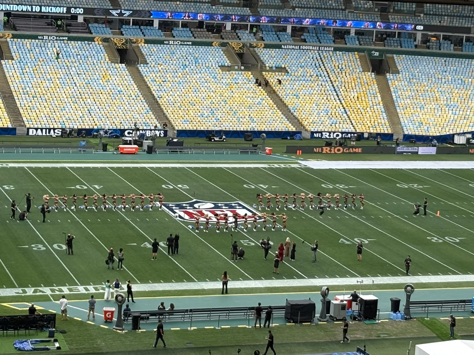 NFL leva atrações ao Maracanã antes de Ravens x Cowboys