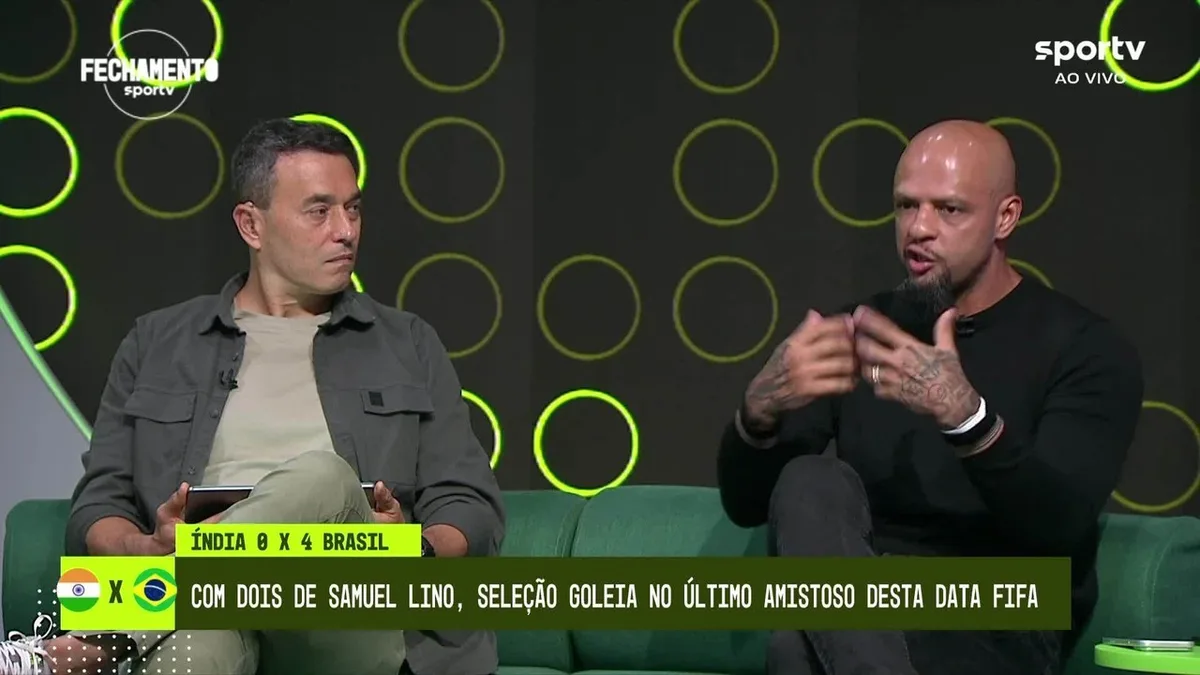Felipe Melo cobra atitude de jogadores após sequência de amistosos do Brasil