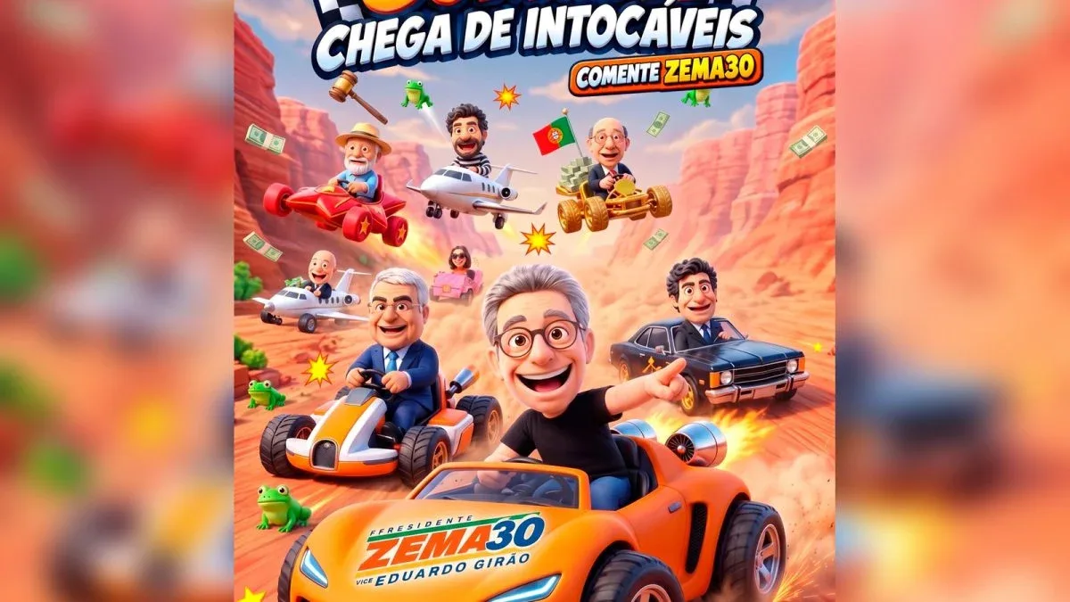 Game de Zema transforma caso Banco Master em disputa virtual