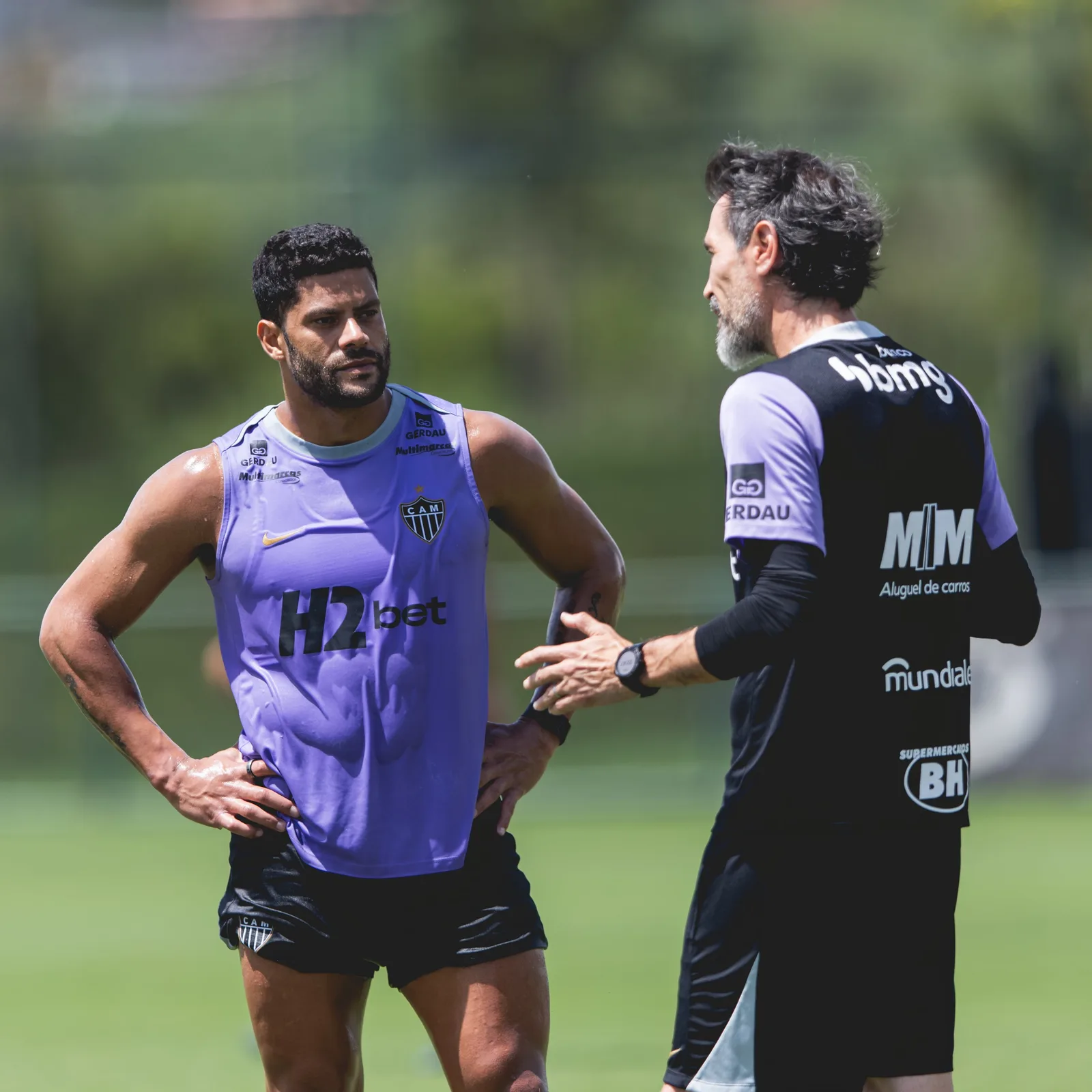 Hulk relata apoio de Domínguez antes de deixar o Atlético-MG