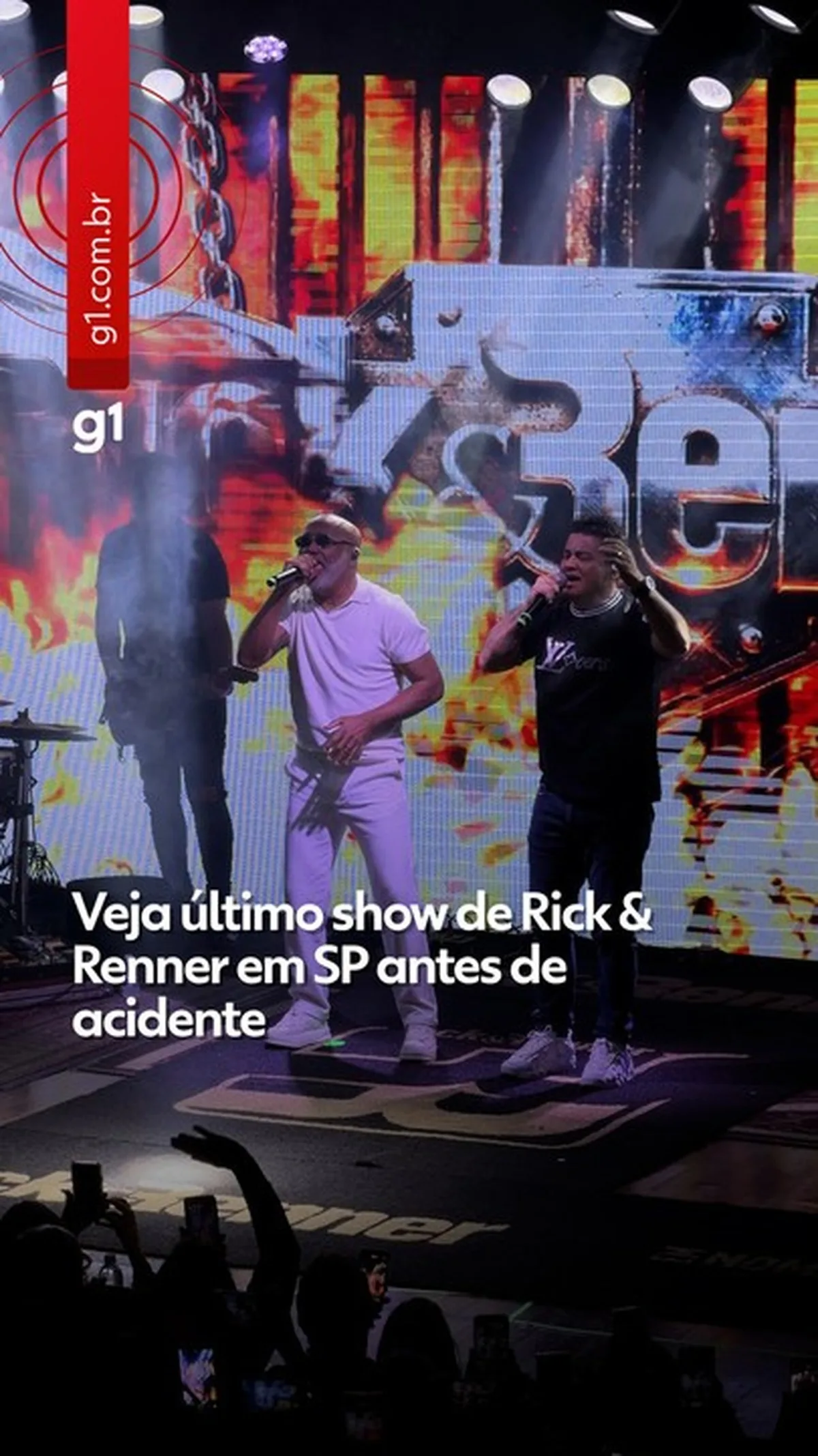 Músicas de Rick e Renner entram no Top 200 do Spotify após morte de Rick