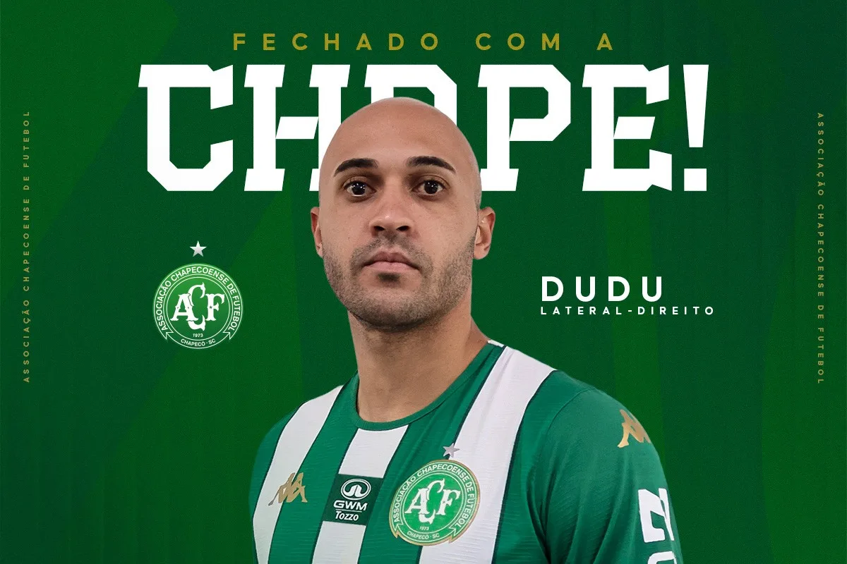 Dudu reforça lateral da Chapecoense em acordo com o Guarani